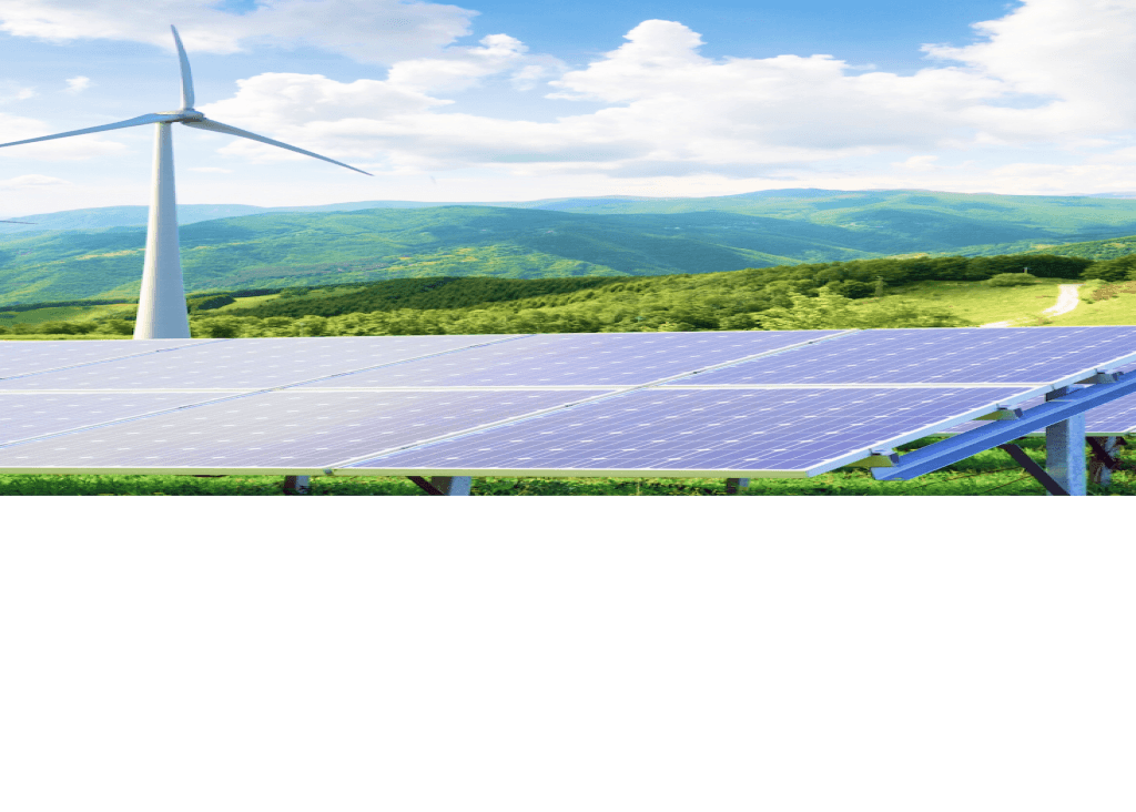 Éoliennes et panneaux solaires dans le paysage suisse